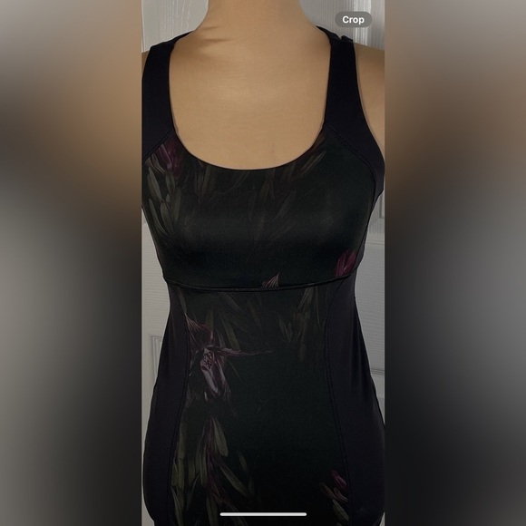 Lululemon Energy Tank Midnight Iris Multi / Black Size 4 - Picture 12 of 12